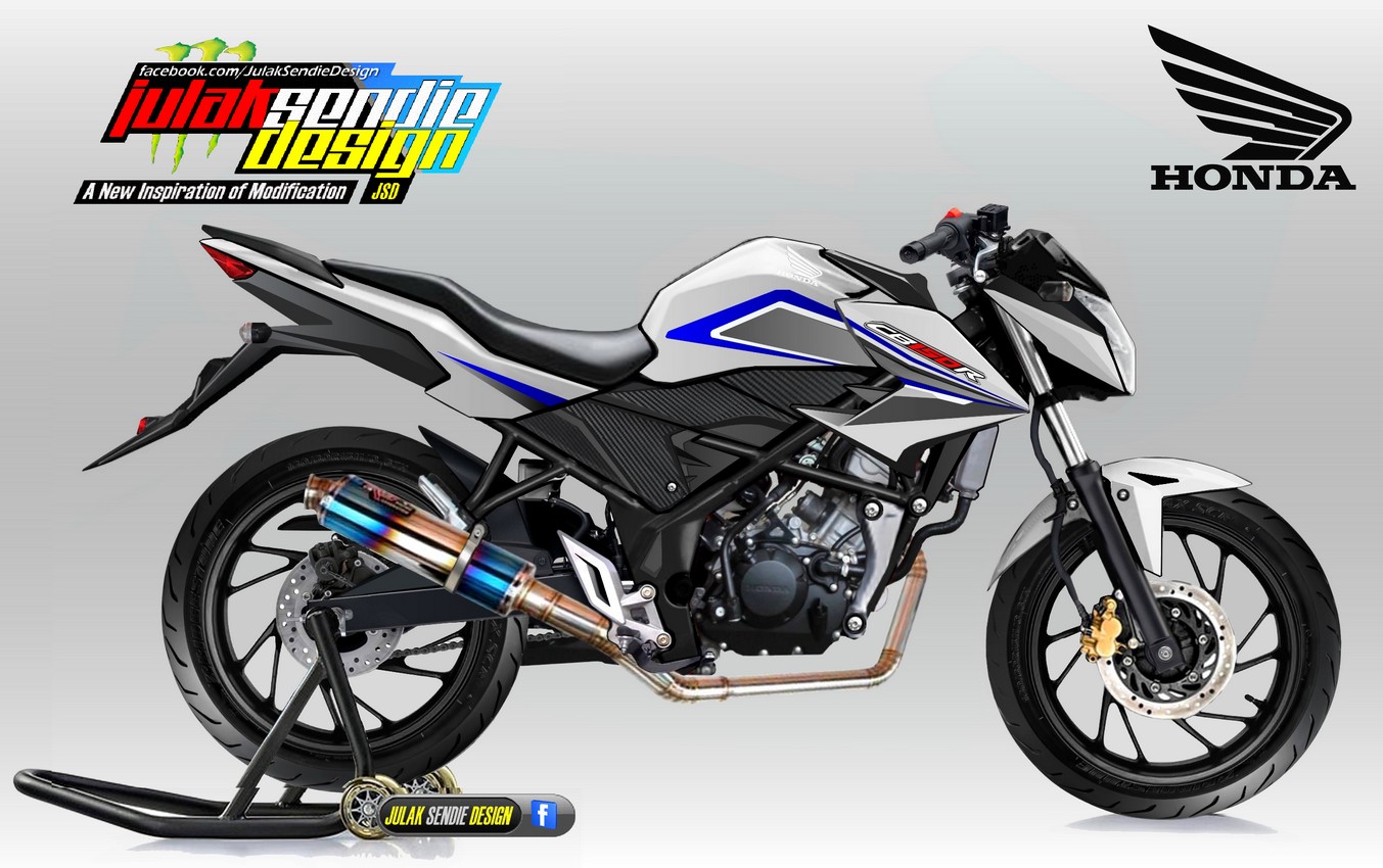 Honda New CB150R Facelift Dicangkokin Knalpot Racing View Samping Sangarrr Iwbspeedcom